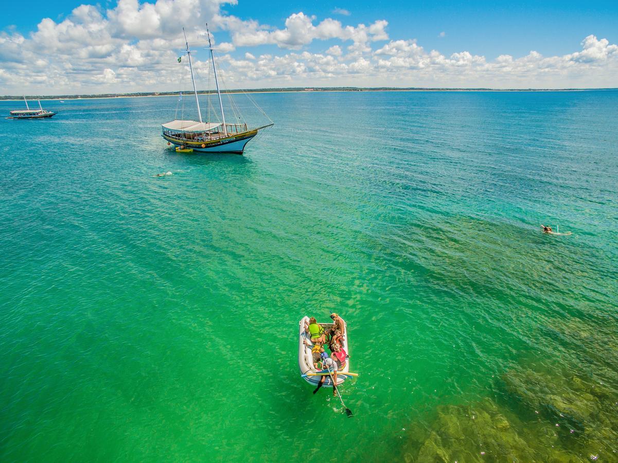 La Torre Resort All Inclusive Porto Seguro Exterior photo Aerial view of the bay